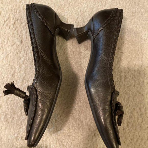 Dark Bronze Stuart Weitzman Loafers - Picture 2 of 4